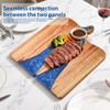 Couple Resin Acacia Wood Charcuterie Cutting Board - 2 Piece