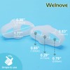 Welnove Pack of 12 Bunion Corrector, Toe Separators with 2