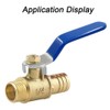 Ball Valve Handle, Metal Lever Shut Off Valve Handle Quarter