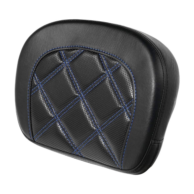 Stitching Passenger Sissy Bar Backrest Pad For Harley Touring Road