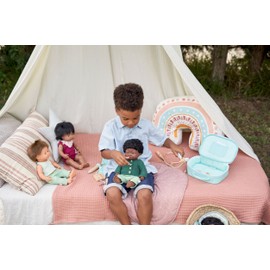 KsmToys Miniland Soft Body Black Hair Baby Doll Girl Native Anatomically Correct Fully Articulated Posable in Size of 15" …