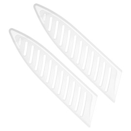 PATIKIL PP Safety Knife Cover Sleeves for 5" Ceramic Knife, 2 Pack Knives Edge Guard Blade Protector Universal Knife Sheath for Kitchen, White