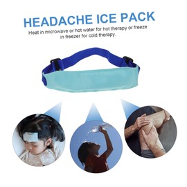 Baluue 2pcs Belt Adjustable Cold Hot Compress for Fever Headaches Sports Injuries Body Pain