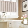 Curtain for Small Windows, Light Blocking, Cafe Curtain, 17.7 inches
