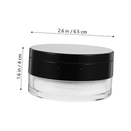 IWOWHERO Puff Holder Finger Sponge Kit Blending Sponge Case Clear Lip Gloss Tubes Paw Paw Makeup Sponge Loose Tins Puff Loose Compact Case Loose Container