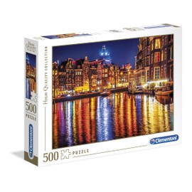 Clementoni Amsterdam 500 Piece Jigsaw Puzzle for Adults (Square Box)
