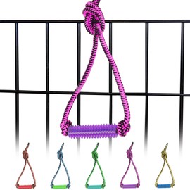 ChengFu Interactive Dog Toys, Crate Training Aids for Puppies, Puppy Teething Toys,Peanut Butter Dog Food Treat Dispenser Toys (Purple)