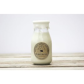 Milk Reclamation Barn Farmers Market Milk Bottle Candle, 12.5 Ounce