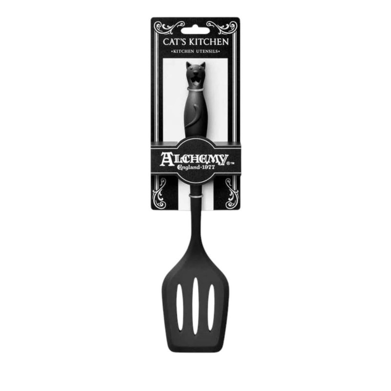 Alchemy England Cat's Kitchen Utensils – Cute Black Cat Cooking