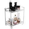 Bathroom Countertop Organizer, 2 Tier Acrylic Tray Vanity Counter Skincare