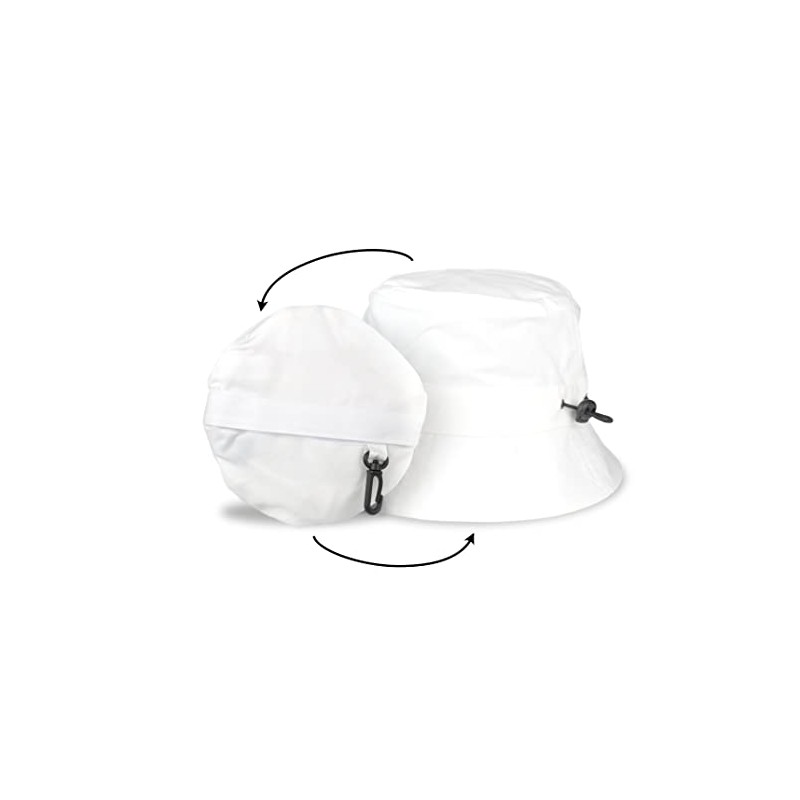Toutacoo, Summer Sun Hat, Foldable in Integrated Pocket, Cotton Touch,