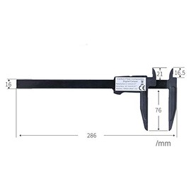 POWERTOOL LCD Digital Caliper, 0-200 Electronic Caliper Precision Vernier Micrometer Measuring Tool