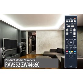 Allimity RAV552 ZW44660 Replacement Remote fit for Yamaha AV Receiver HTR-2071 RX-V283 RX-V283BL RAV549 RX-V383 HTR-3071 RX-V385 HTR-3072 RX-V381 HTR-3069 RX-V579 RX-V479 RX-V379 HTR-4068 TSR-5790