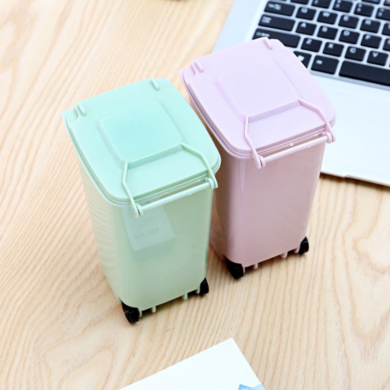 TOYMYTOY Office Trash Can, Desktop Mini Trash Bin, Garbage Bin