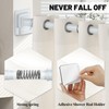UIOSANRT White Shower Curtain Rod 31-55 inches with Holders, Stainless