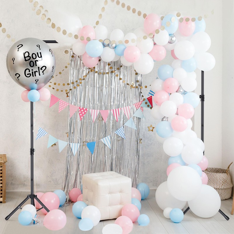 Backdrop Stand 10x7.5ft, Height Adjustable and Width Adjustable Backdrop Stand,
