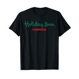 Vintage Holiday In Cambodia T-Shirt Black