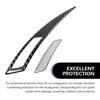 Bawkars 2 PCS Wheel Eyebrow Protectors, Carbon Fiber Car Side