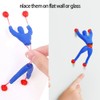 Pack of 20 Sticky Men Toys Multicoloured Sticky Wall Climber