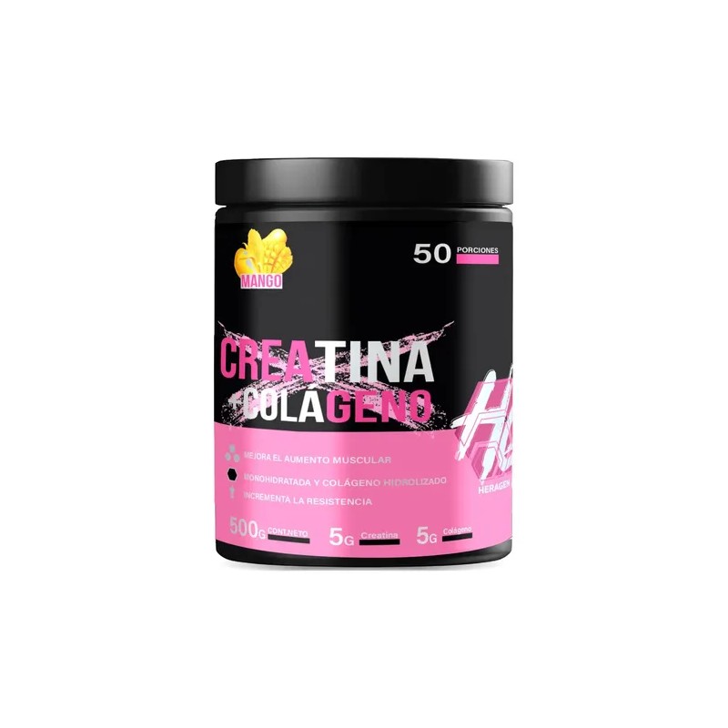 Creatina Colágeno Suplemento Monohidratada Heragen 500g