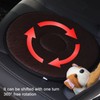 Swivel Seat Cushion Double Layer Washable 360 Degree Rotating Seat