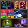 Rechargeable Puck Lights with Remote Control,2000mAh High Capacity Battery Operated