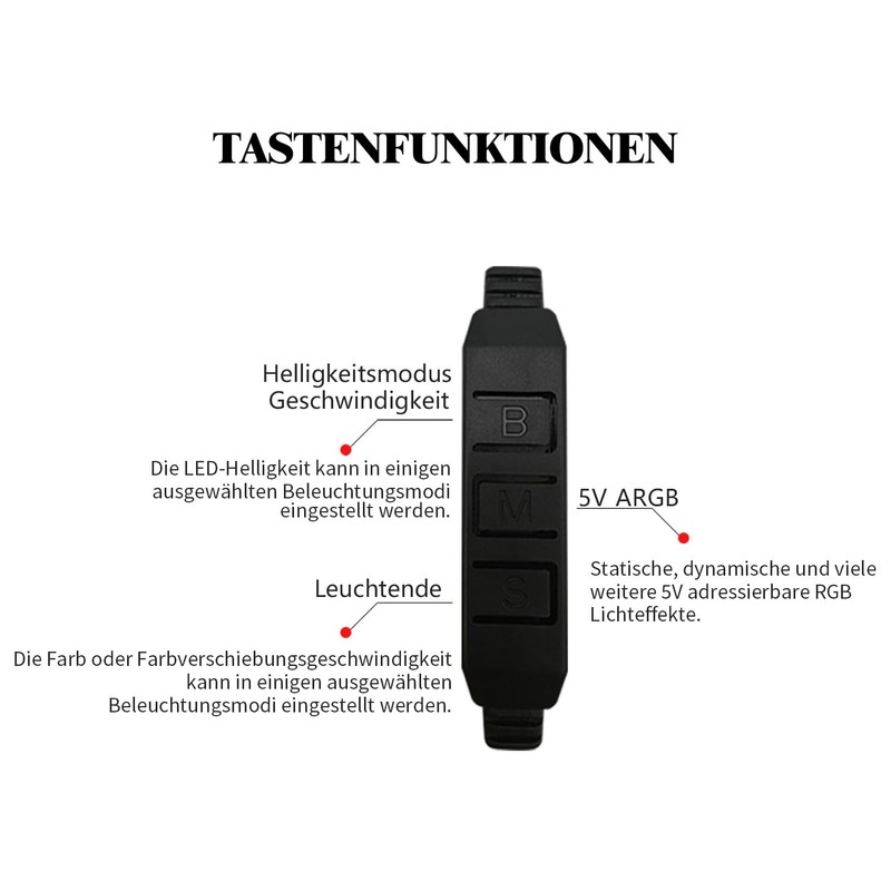Thermalright 5V A-RGB Computer Fan Control, 5V 3PIN Lighting Control,