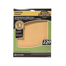 Gator Premium Sanding Sheets, 220 Grit