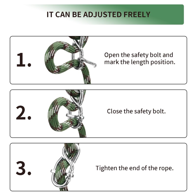 Heavy Duty Tree Swing Ropes Hammock, Adjustable Extendable Hanging Straps