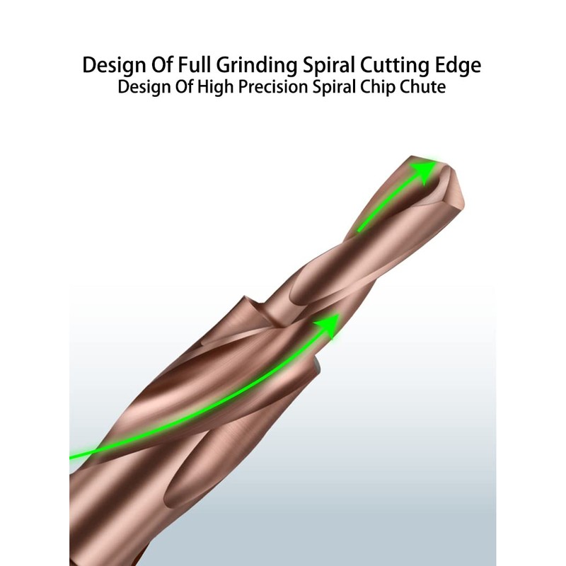 M35 HSS-CO Cobalt Two Stage Step Drill Bit Screw Counterbore