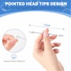 200 Pieces Biodegradable Cotton Buds, Double-Ended Cotton Swabs with Pointed