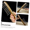 Mikinona Natural Wide Tooth Comb for Scalp Massage Lightweight Portable