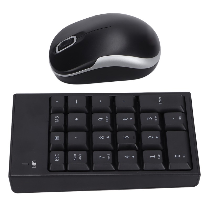 Numeric Keyboard Mouse Set MC‑61CB Wireless 2.4g Portable Silent Keypad