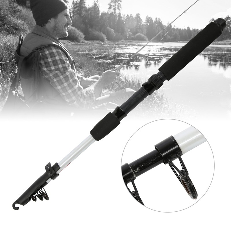 Telescopic Fishing Rod Glass Fiber Portable Sea Casting Spining Pole