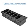 AutoEC Rocker Switch Panel Switch Holder Housing Kit - Black