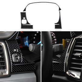Car Carbon Fiber Sticker Dashboard Instrument Panel Strip Decal Interior Trim Cover for Ford Ranger 2015 2016 2017 2018 2019 2020 2021 2022 2023 Accessories