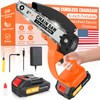 Mini Chainsaw Cordless,6 Inch Portable Electric Handheld Chain Saw with