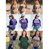 3X Womens Tops Plus Size Long Sleeve Loose Fit Shirts