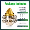 ZZHANFF 3/8 NPT Sewer Jetter Rotating Nozzle - Cutting Roots