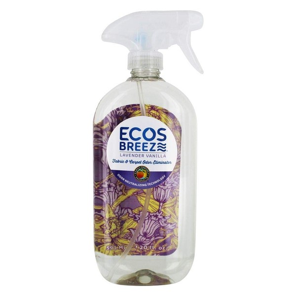 ECOS Lavender Vanilla Fabric Refresher Odor Eliminator Spray, 20 OZ