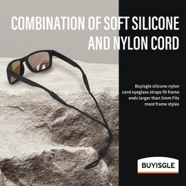 Buyisgle Eye Glasses Holder Strap - Sunglasses Straps Cords for Men Women Kids - Eyeglass Holders Around Neck - 4PCS multicolor