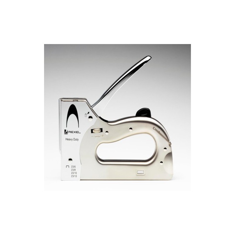Rexel Heavy Duty Metal Tacker Chrome