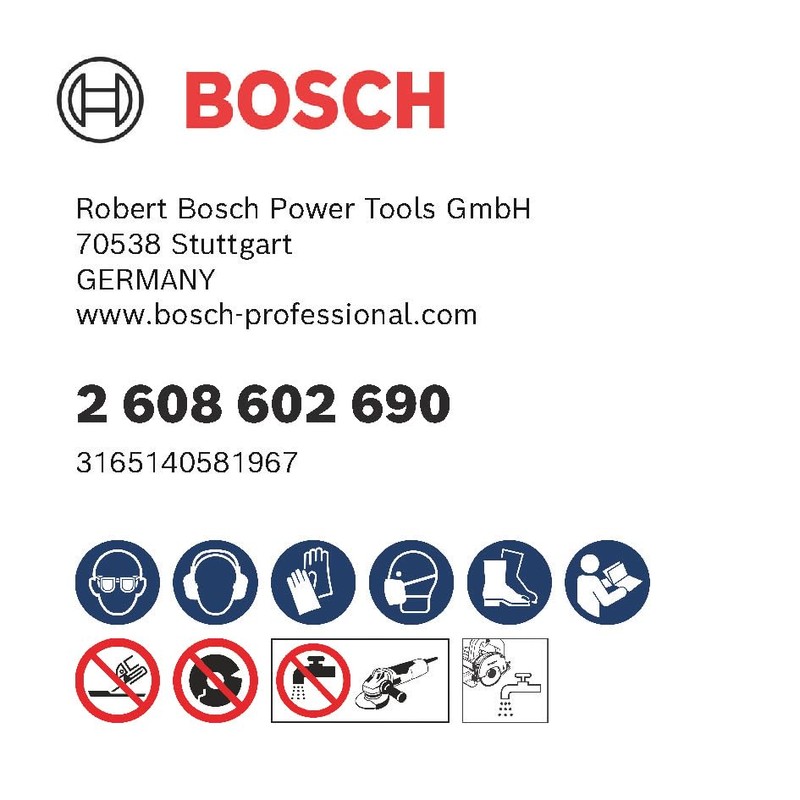 Bosch 2608602690 Diamond Cutting disc Best for Marble, Silver/Grey