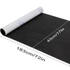 XCMVCN 17x72 inch Premium Black Suede Fabric Wrap, Self-Adhesive Microfiber
