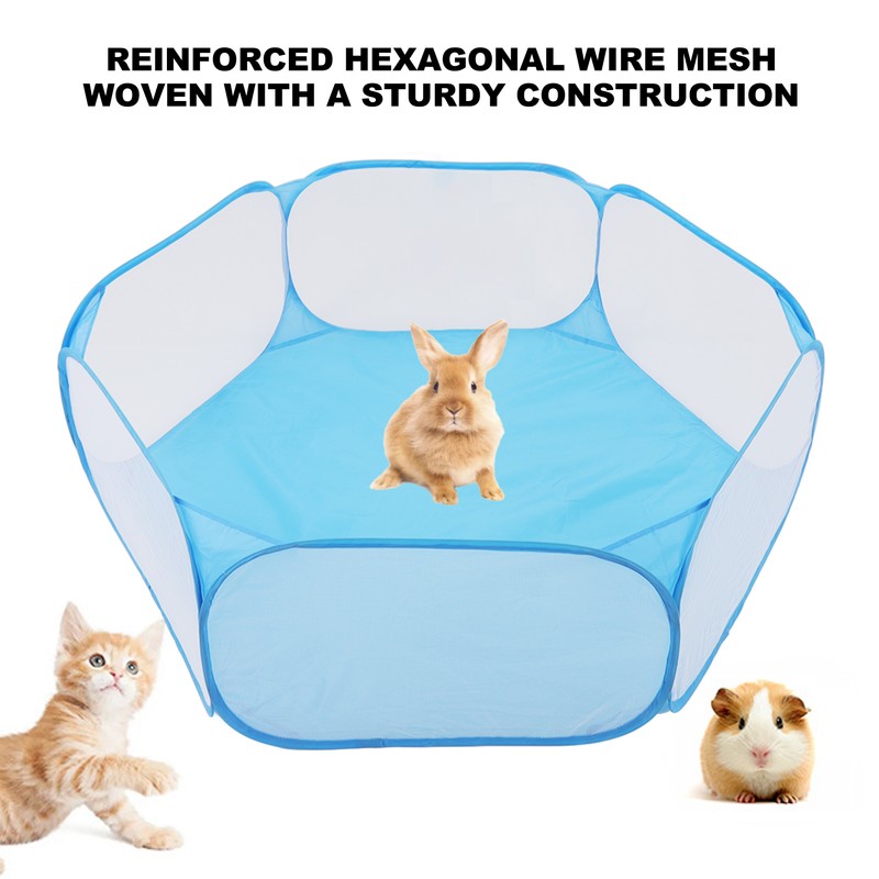 Small Animals Tent Foldable Breathable Interactive Easy Access Portable Small