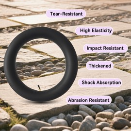 2 Pack 16x3.0 Bike Inner Tube 16x3.0/3.25/3.50 Replacement Tire Tube with Bent Valve Stem for Electric Scooters Hybrid Bicycle E-Bike Mopeds Kids Chopper Bikes