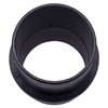 Riloer 60mm/ 2.36" Black Plastic Straight Connector - Ventilation Pipe