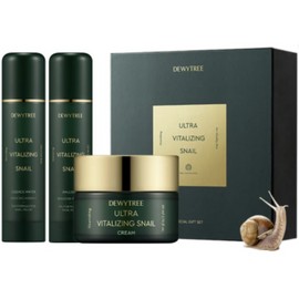 Deweytree Dewey Tree Gift Snail Women's Skin Care Basic Cosmetics Set Daily Care Ultra Vitalizing Basic Wrinkle Improvement Gift Recommendation Special Dewey Tree Moisturizing Care Skin Care 3 Types / 듀이트리 기프트 스네일 여성 스킨케어 기초화장품세트 세트 데일리케어 울트라 바이탈라이징 기초 주