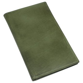 Swiss Marshall RFID Blocking Bifold Genuine Leather Credit Card ID Holder Long Wallet (59S Green)