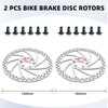 Zmgdrm 4-Pistons E-Bike Hydraulic Disc Brake Set, 2-PIN Electric Power-Off